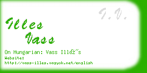 illes vass business card